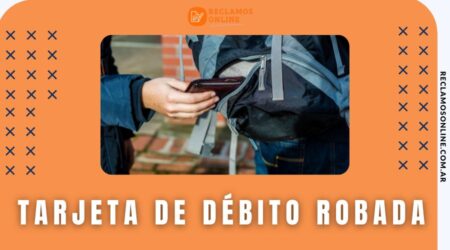 Tarjeta de débito robada