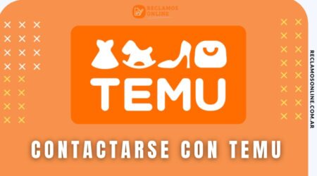 como contactarse con temu