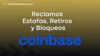 reclamos por estafas bloqueos coinbase